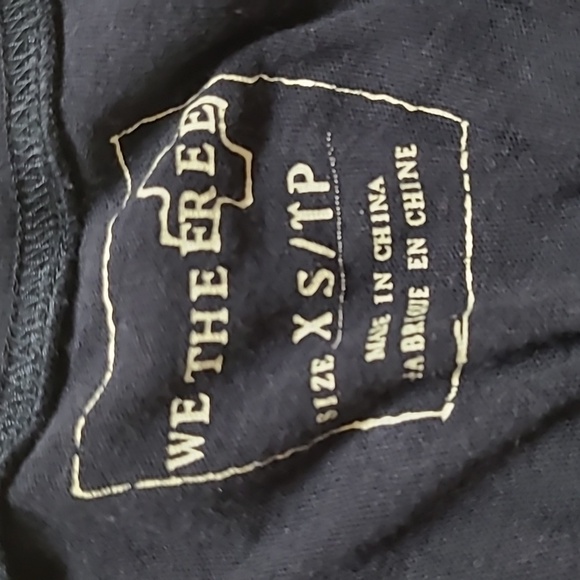 We The Free People Tie Dye Oversized Tunic Swim Cover Up Mini Dress Boho Hippie - Picture 2 of 6